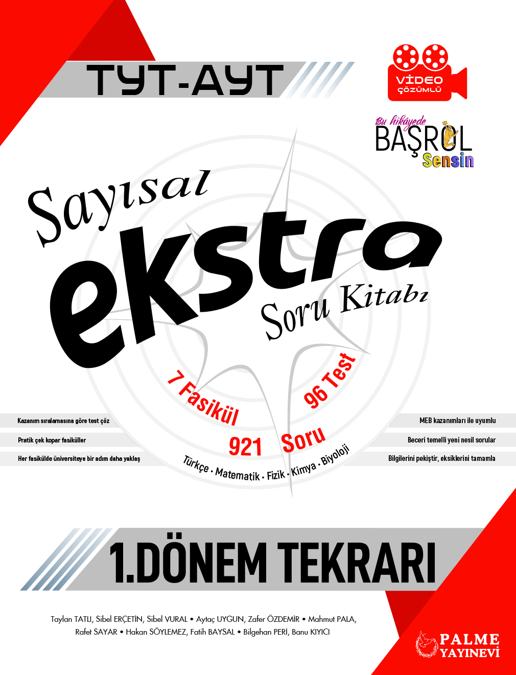TYT-AYT Sayısal Ekstra Soru Kitabı 1. Dönem Tekrarı